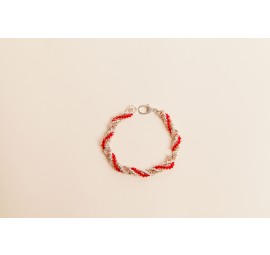French Rope with Crystals Bracelet