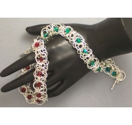 Staggered Corduroy with Japanese Overlay Bracelet Kit